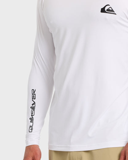 Everyday Hooded Surf Tee - White - Quick Silver