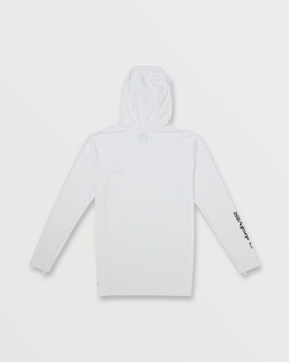 Everyday Hooded Surf Tee - White - Quick Silver