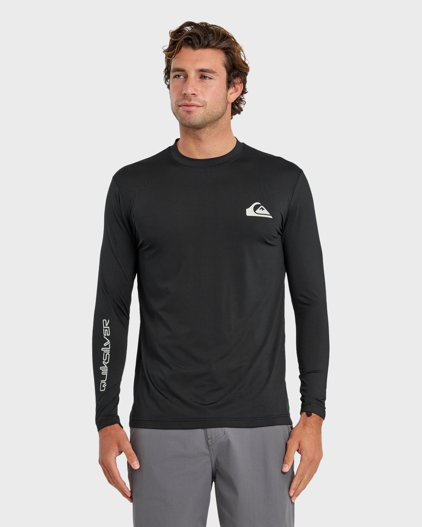 Everyday Long Sleeve Surf Tee - Black - Quick Silver