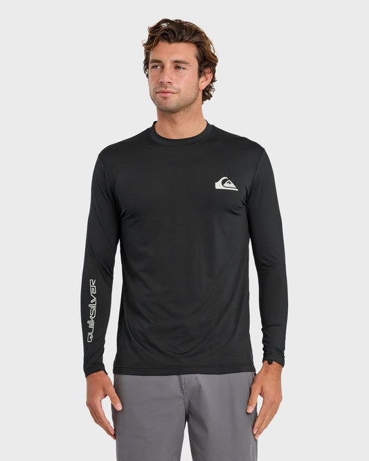 Everyday Long Sleeve Surf Tee - Black - Quick Silver
