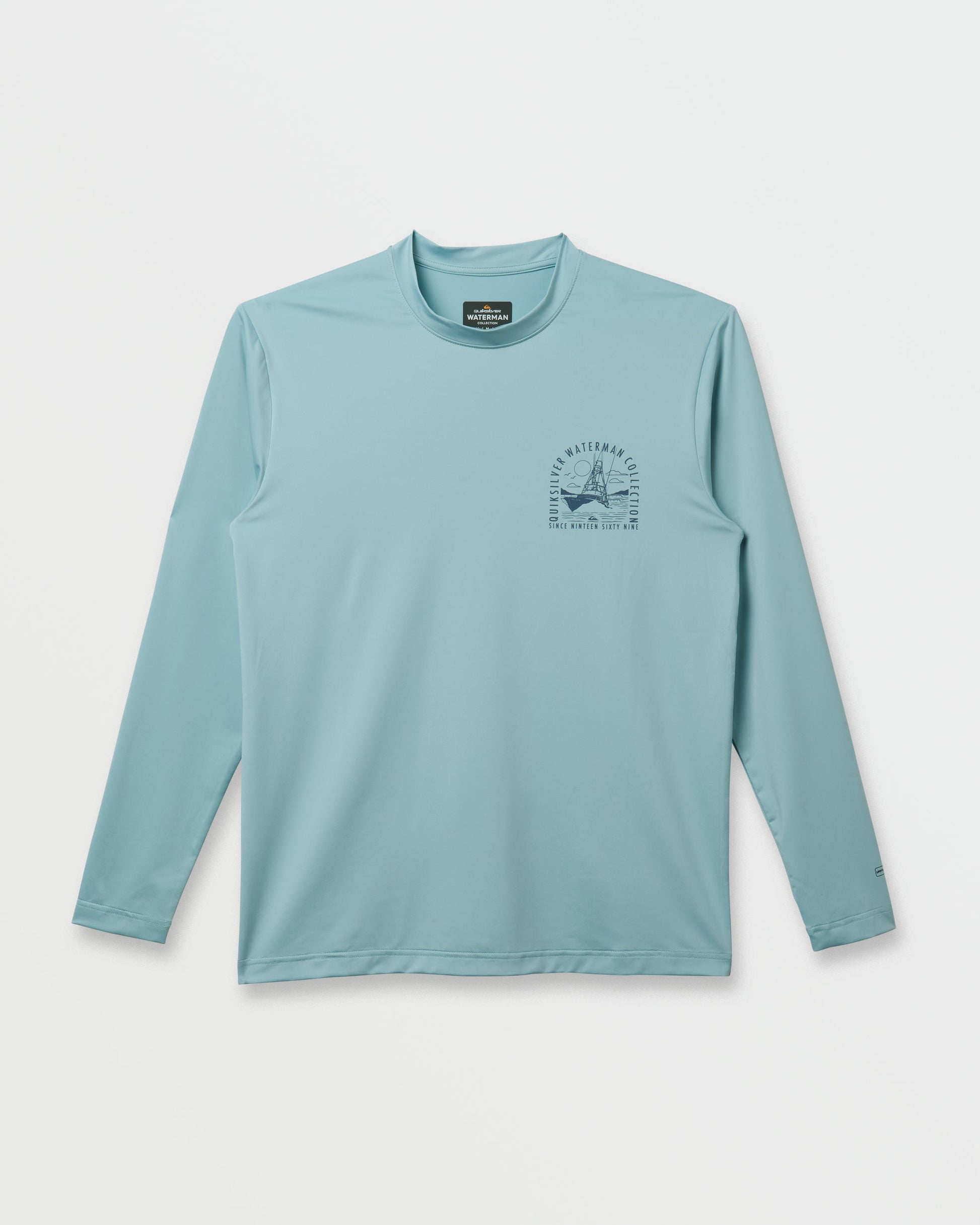 Waterman Coolbreeze Long Sleeve Surf Tee - Sterling Blue - Quick Silver