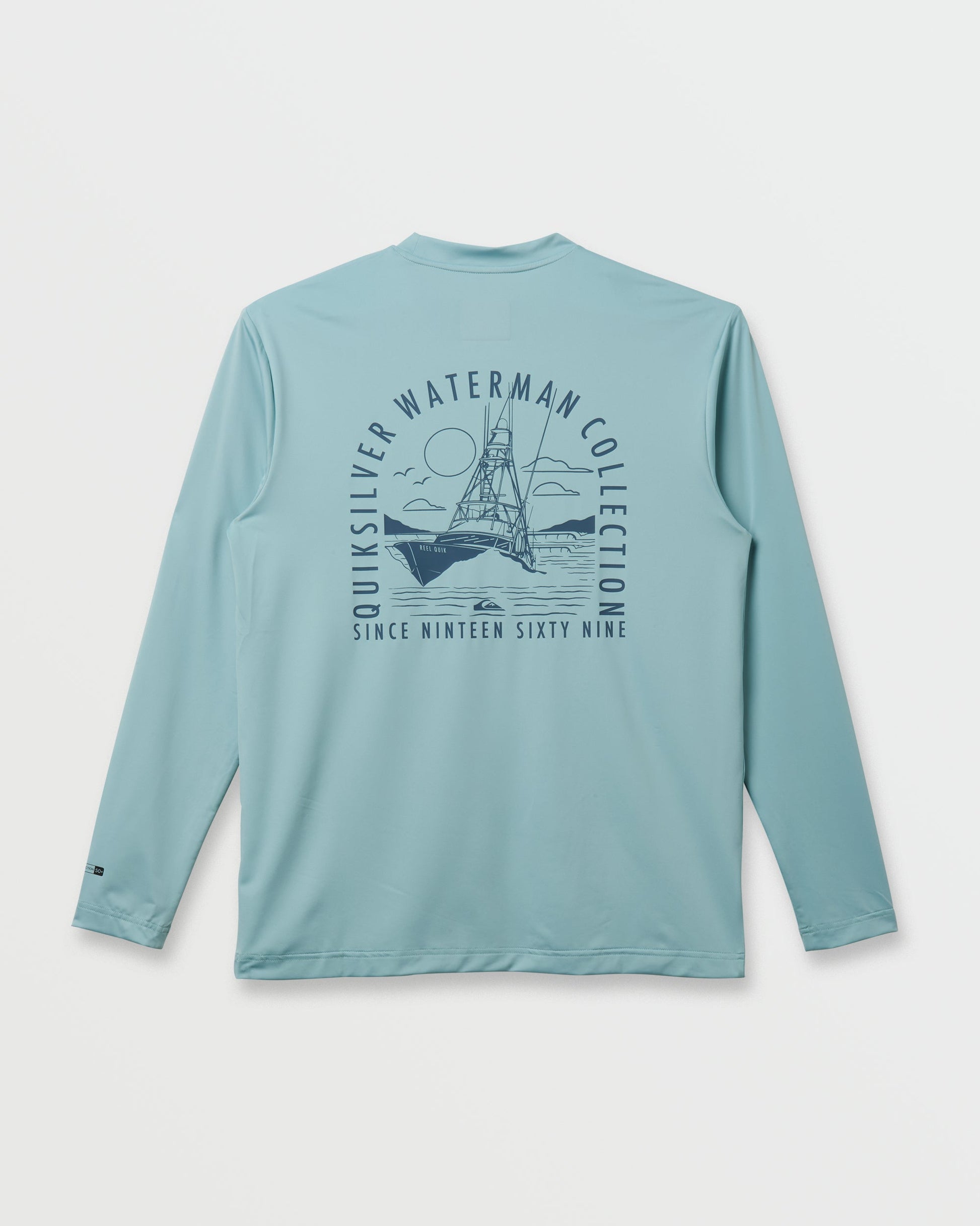 Waterman Coolbreeze Long Sleeve Surf Tee - Sterling Blue - Quick Silver