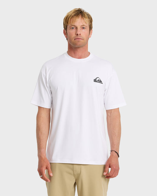 Everyday Short Sleeve Surf Tee - White - Quick Silver