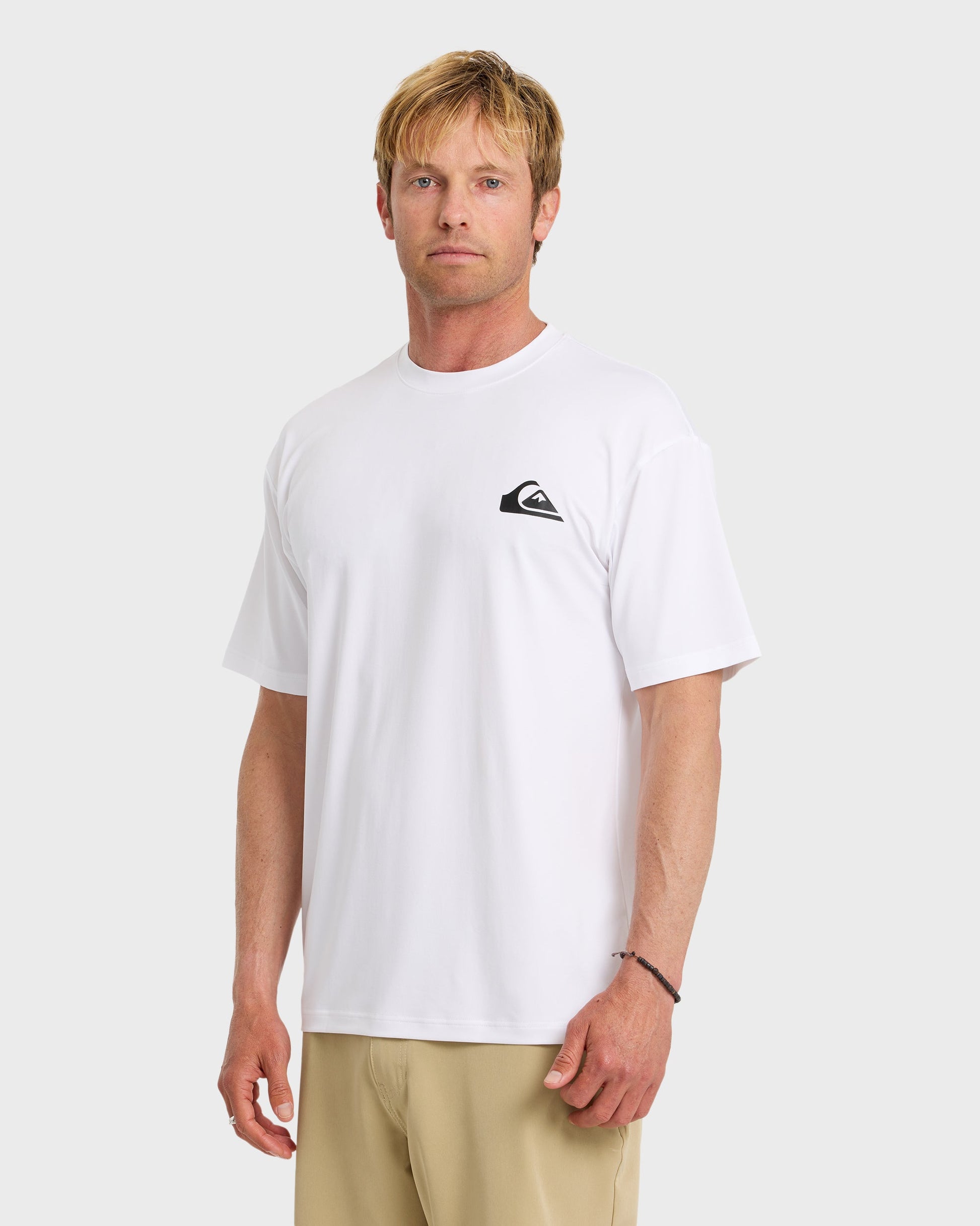 Everyday Short Sleeve Surf Tee - White - Quick Silver