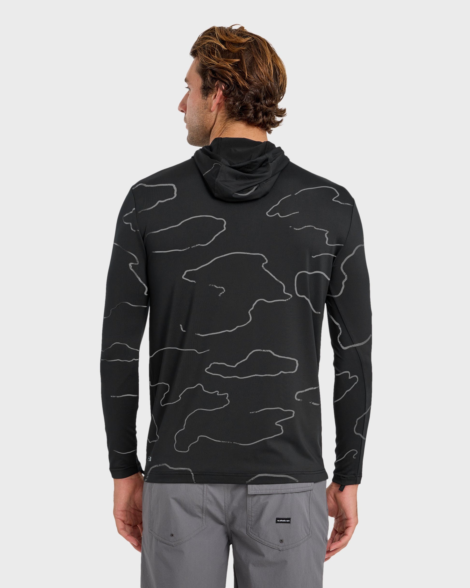 Everyday Hooded Surf Tee - Black - Quick Silver