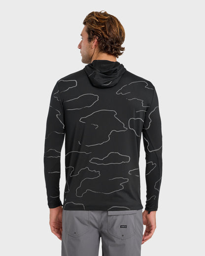 Everyday Hooded Surf Tee - Black - Quick Silver