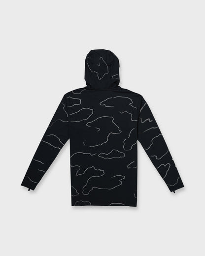 Everyday Hooded Surf Tee - Black - Quick Silver