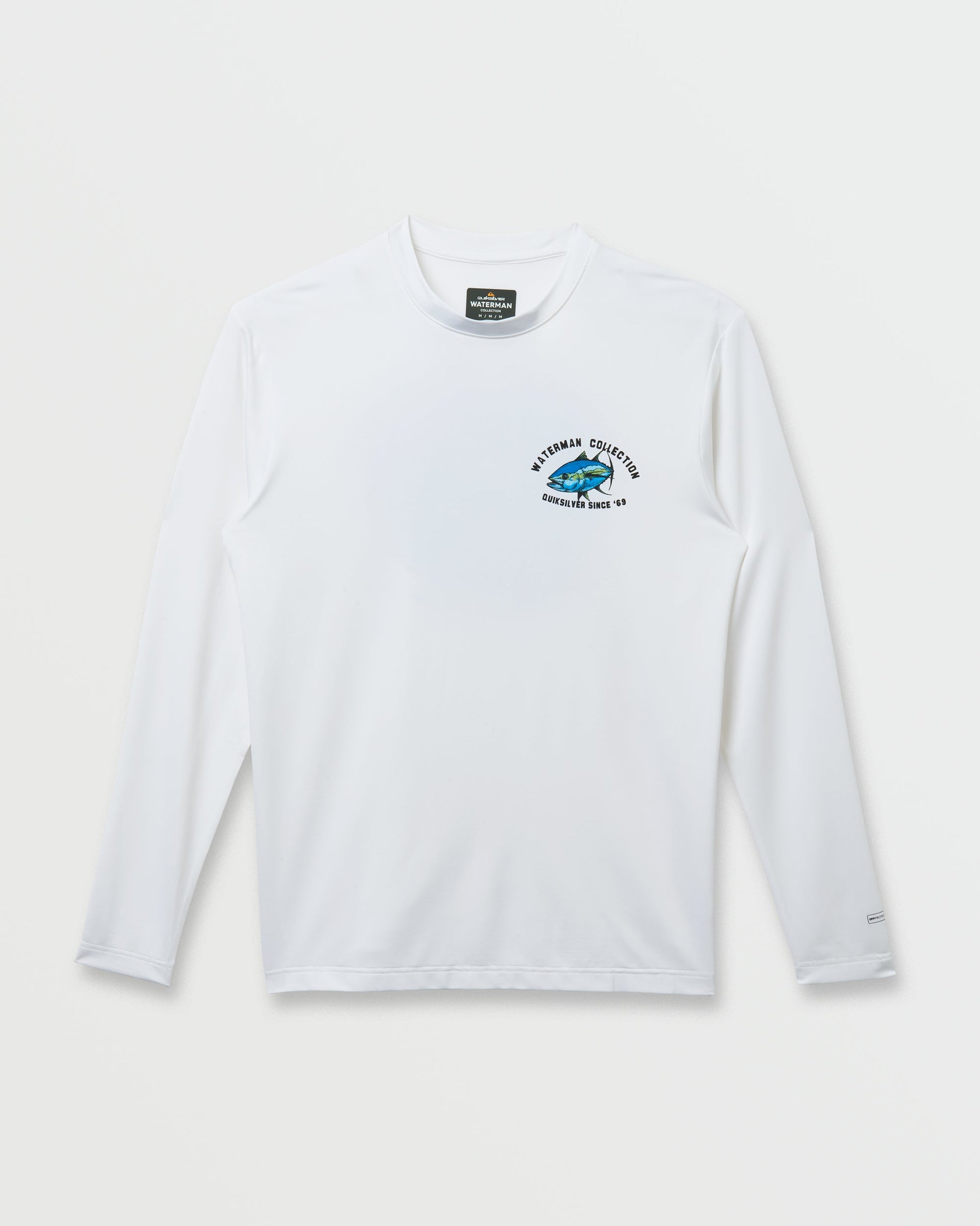 Waterman Coolbreeze Long Sleeve Surf Tee - White - Quick Silver