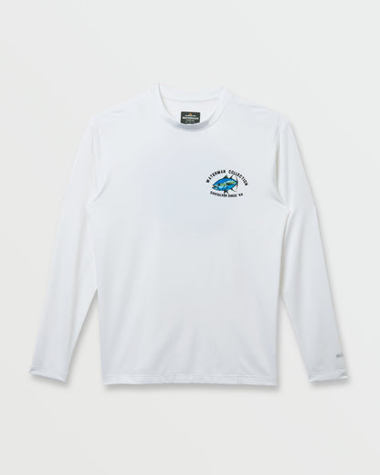 Waterman Coolbreeze Long Sleeve Surf Tee - White - Quick Silver