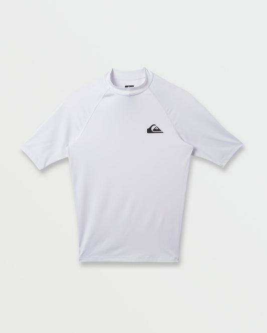 Everyday UPF 50 Short Sleeve Rashguard - White - Quick Silver