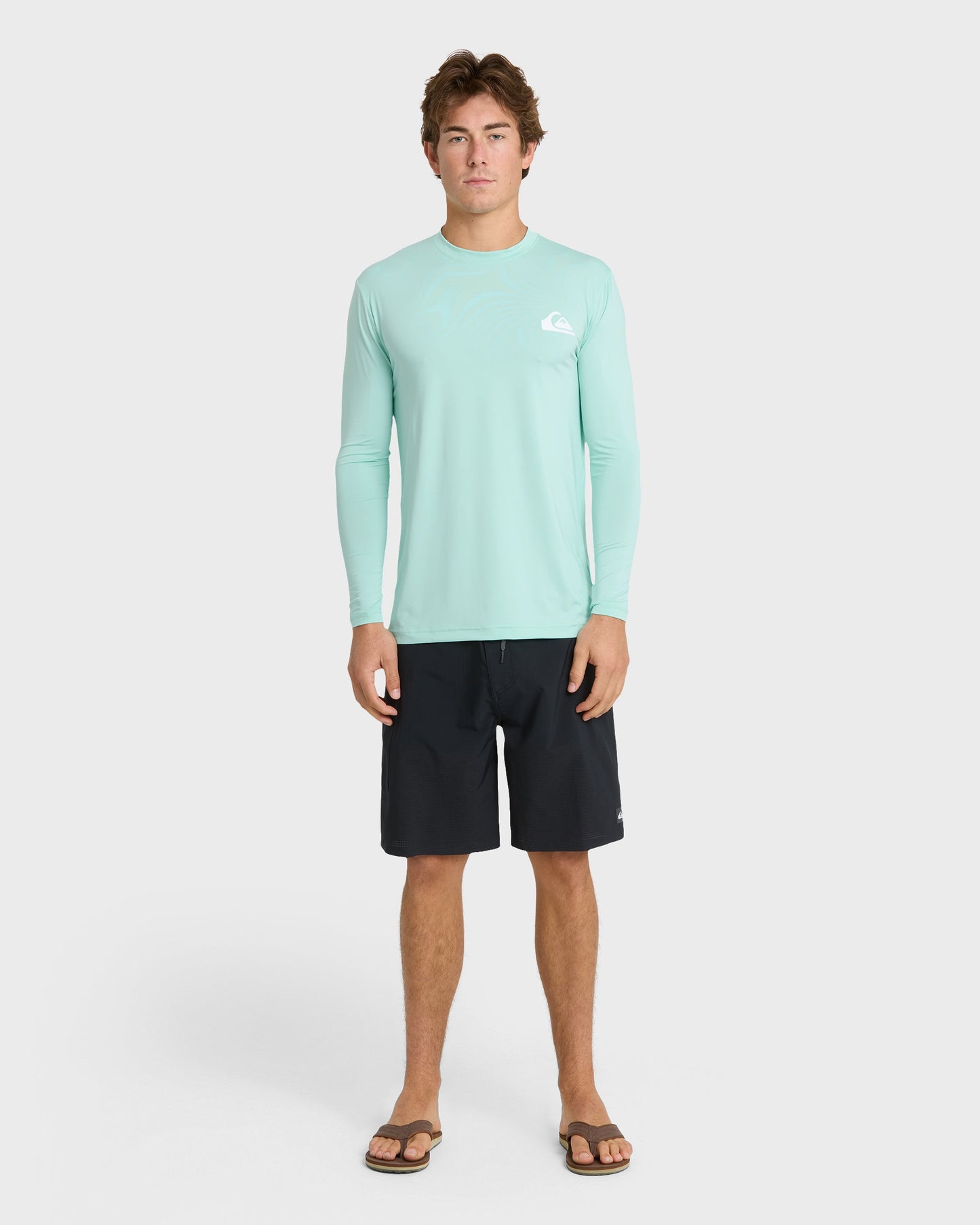 Everyday Long Sleeve Surf Tee - Island Waters - Quick Silver