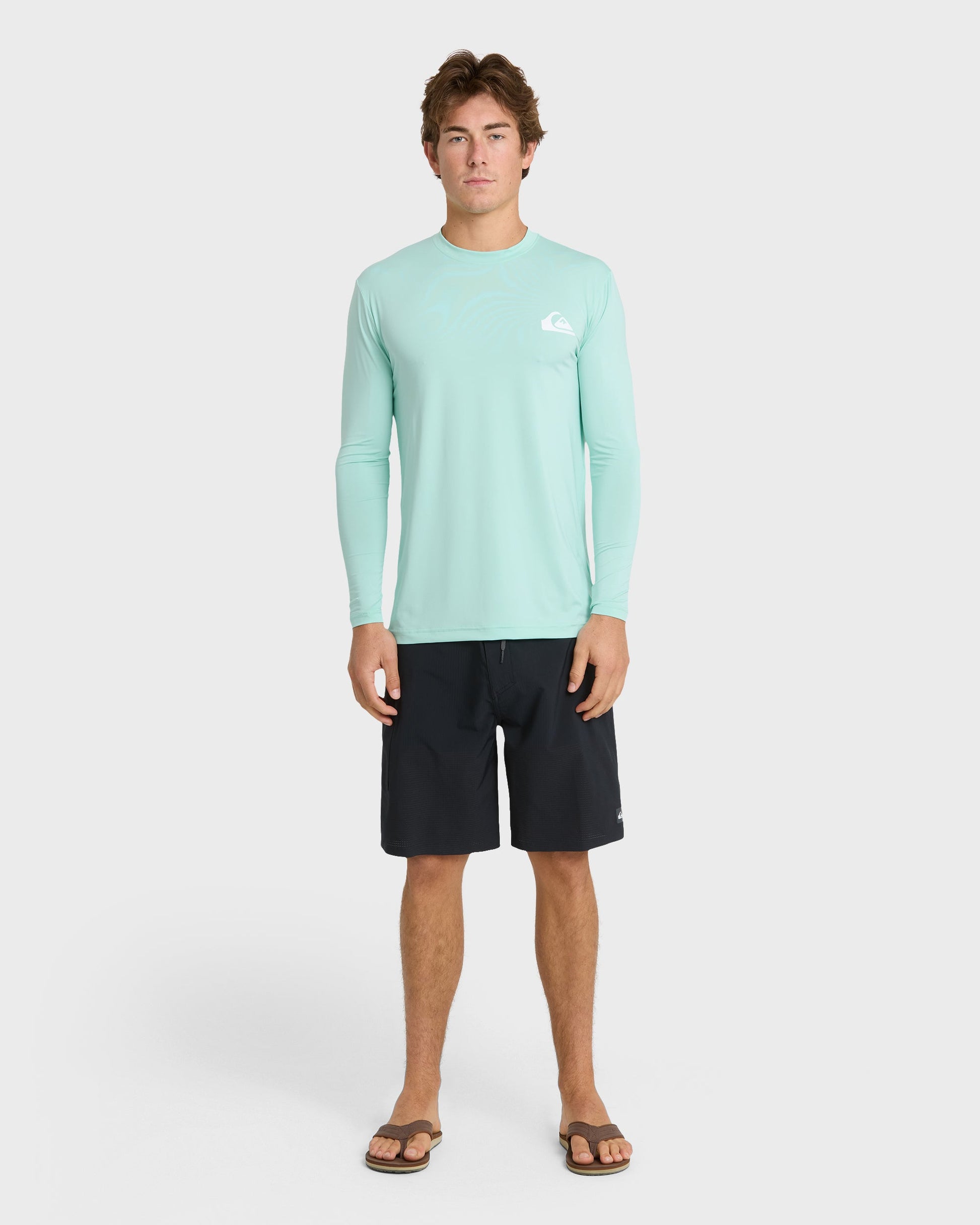 Everyday Long Sleeve Surf Tee - Island Waters - Quick Silver