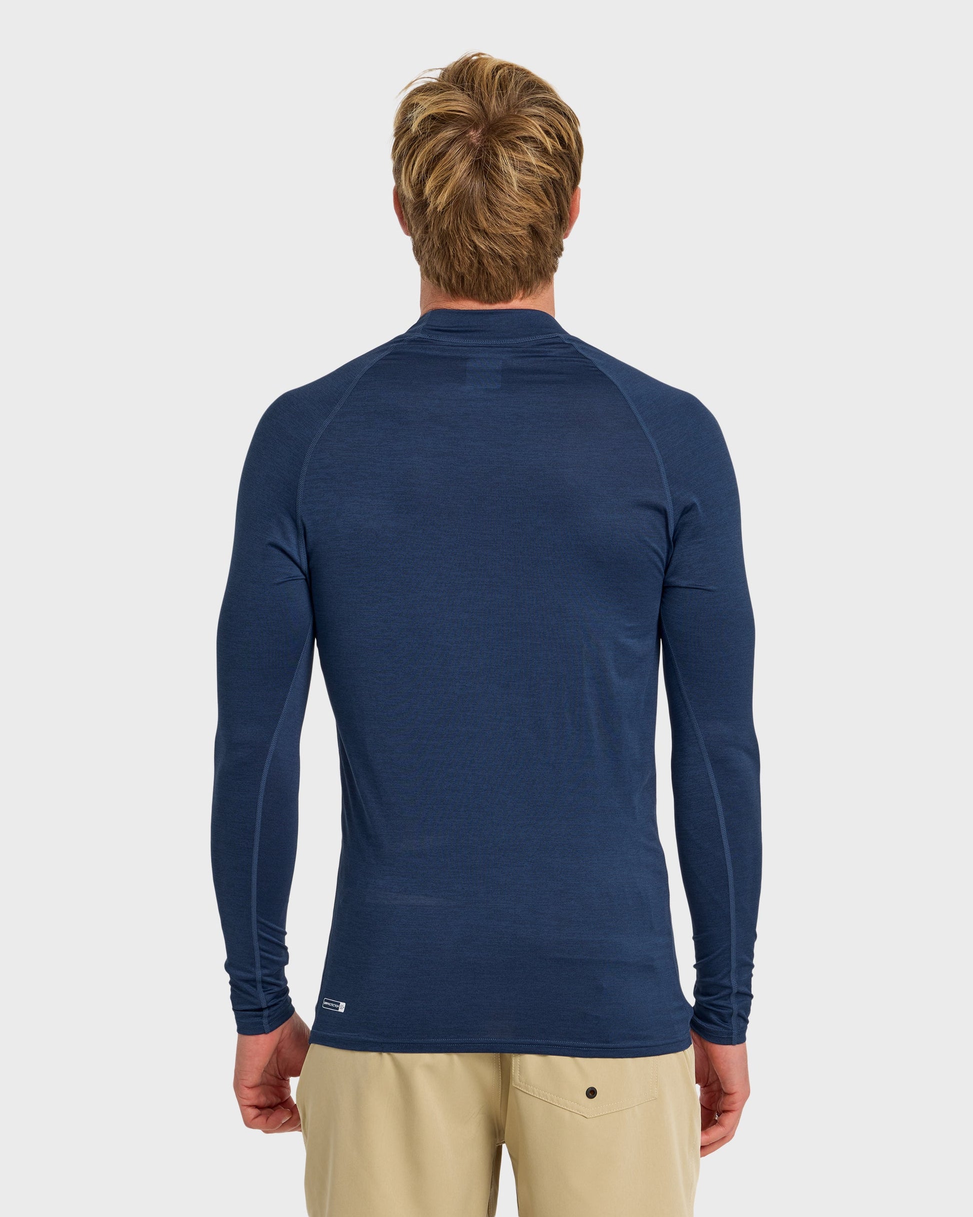 Everyday UPF 50 Long Sleeve Rashguard - Navy Heather - Quick Silver