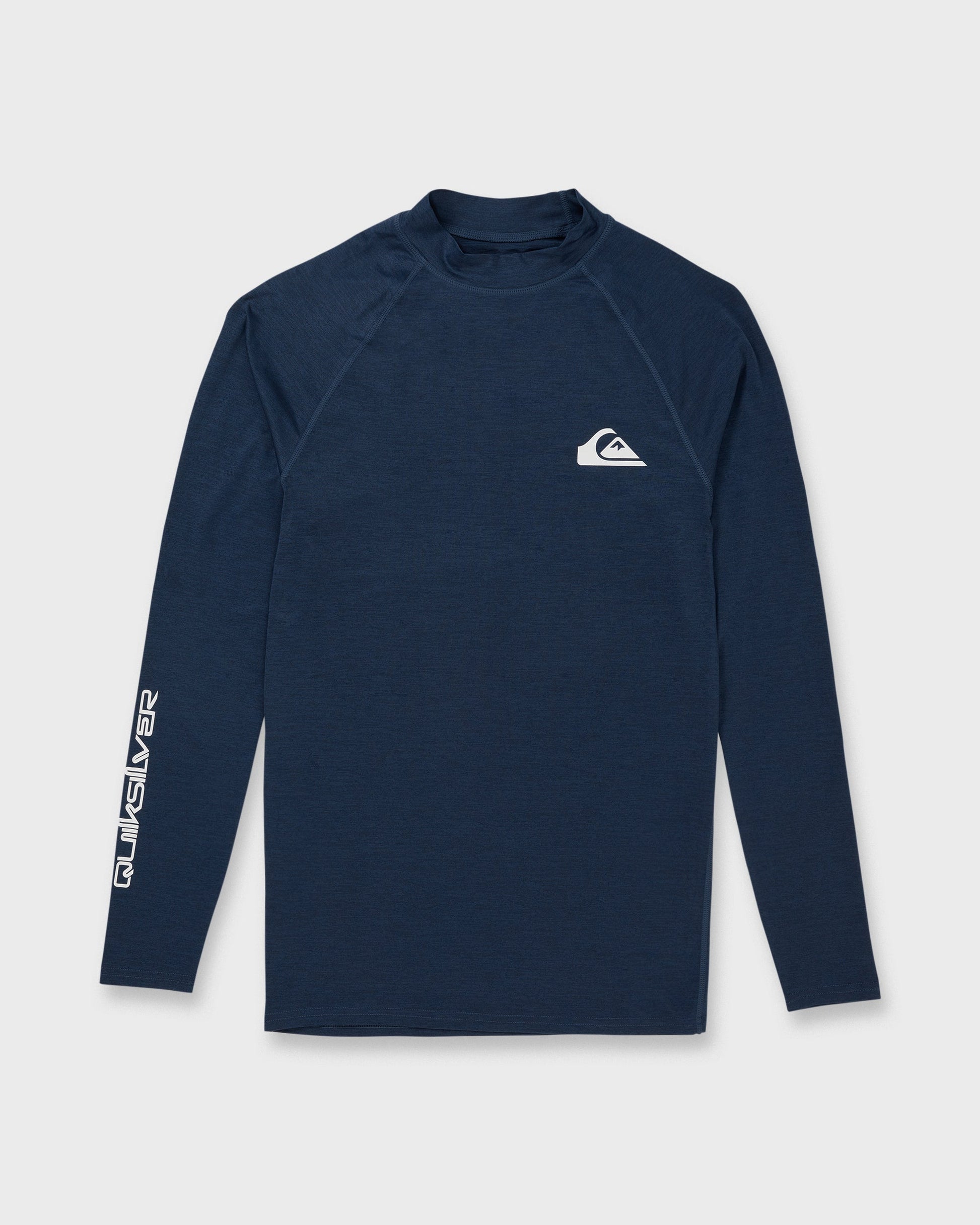 Everyday UPF 50 Long Sleeve Rashguard - Navy Heather - Quick Silver