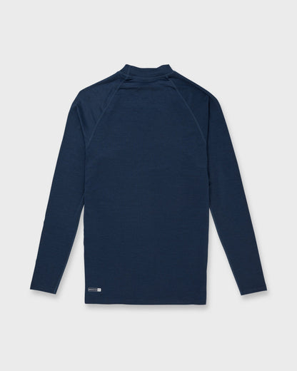 Everyday UPF 50 Long Sleeve Rashguard - Navy Heather - Quick Silver