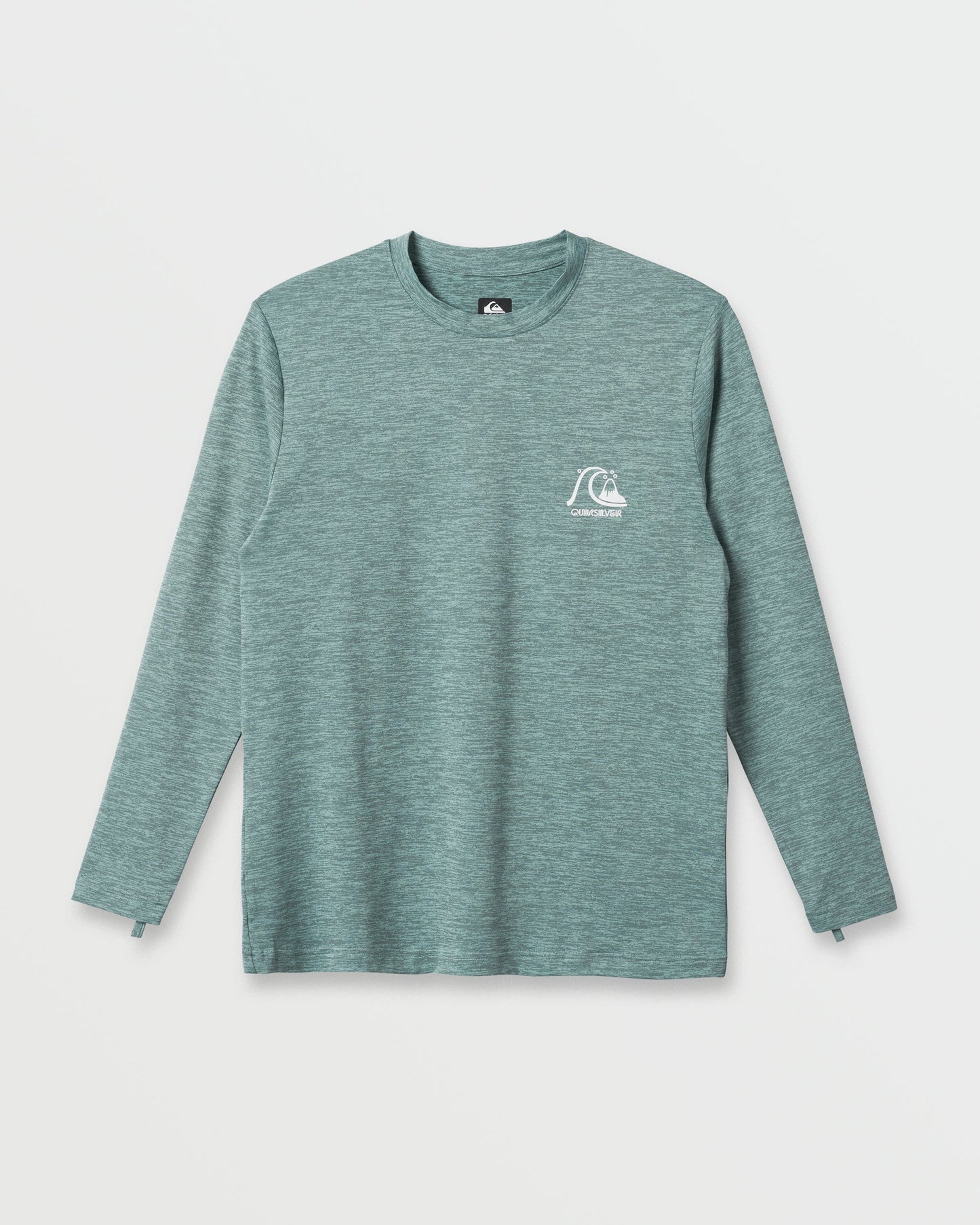 DNA Logo Surf Long Sleeve Surf Tee - Jade Heather - Quick Silver