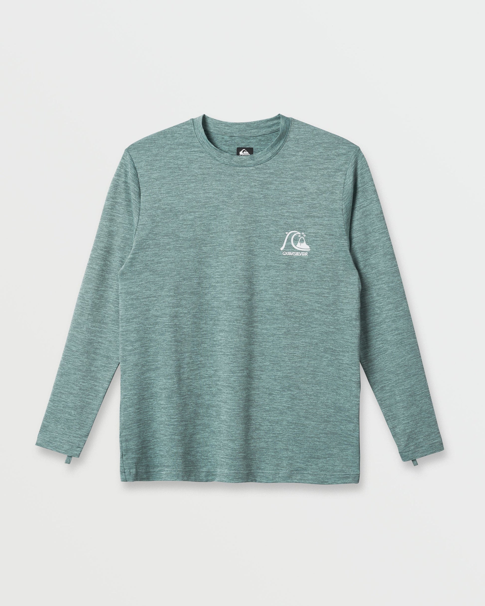 DNA Logo Surf Long Sleeve Surf Tee - Jade Heather - Quick Silver