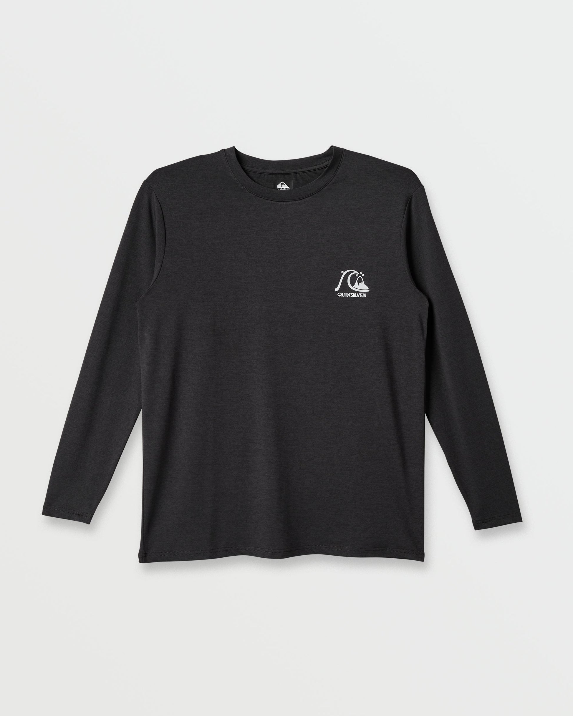 DNA Logo Surf Long Sleeve Surf Tee - Phantom Heather - Quick Silver