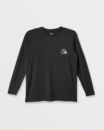 DNA Logo Surf Long Sleeve Surf Tee - Phantom Heather - Quick Silver