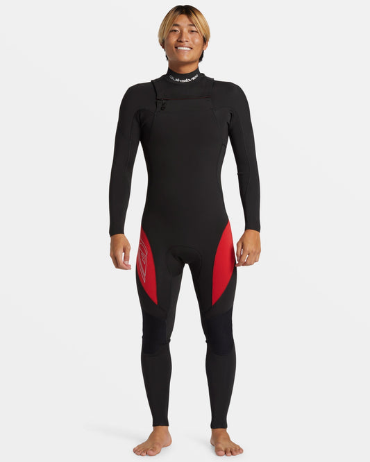 3/2mm Mercury Chest Zip GBS Wetsuit - High Risk Red - Quick Silver