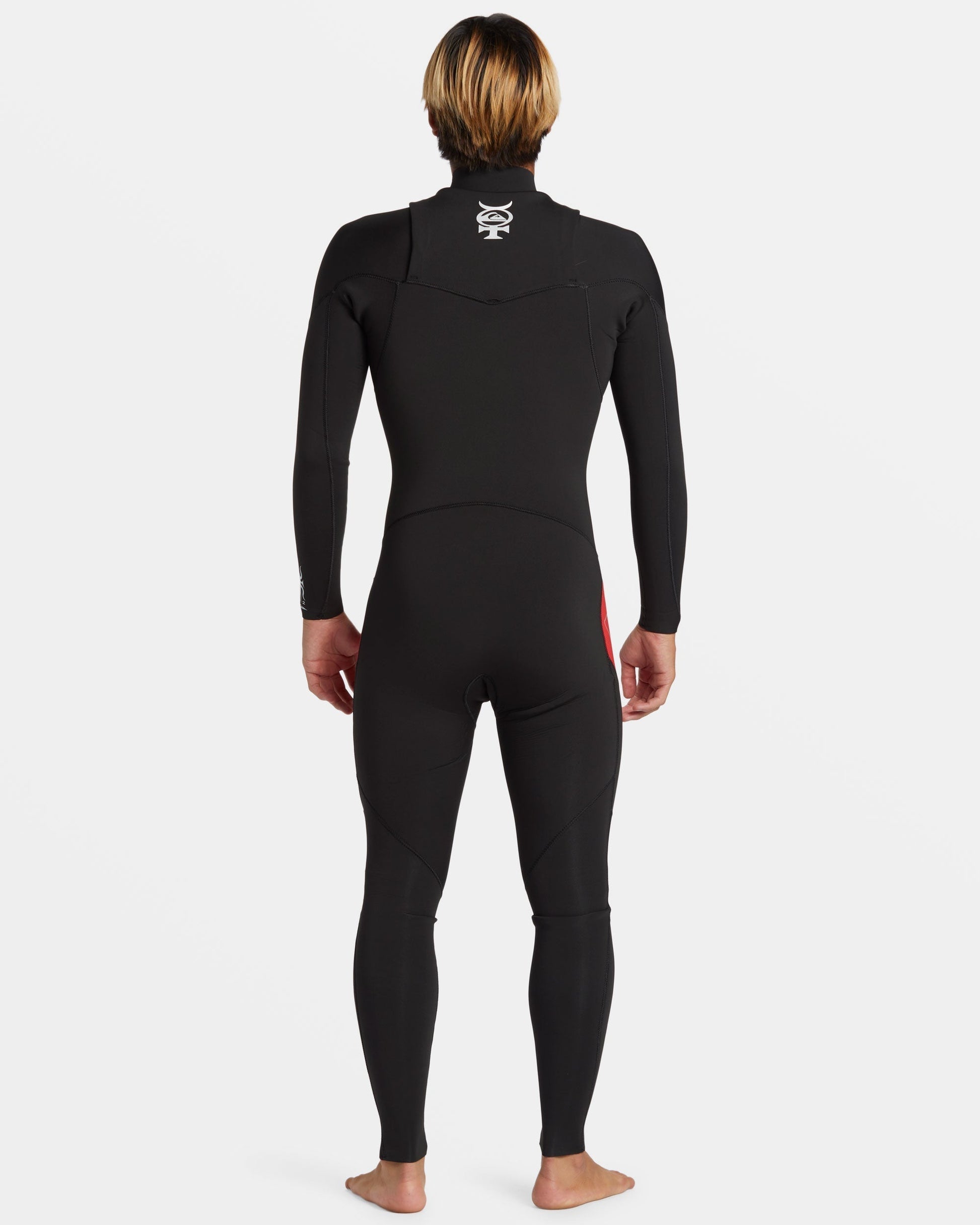 3/2mm Mercury Chest Zip GBS Wetsuit - High Risk Red - Quick Silver