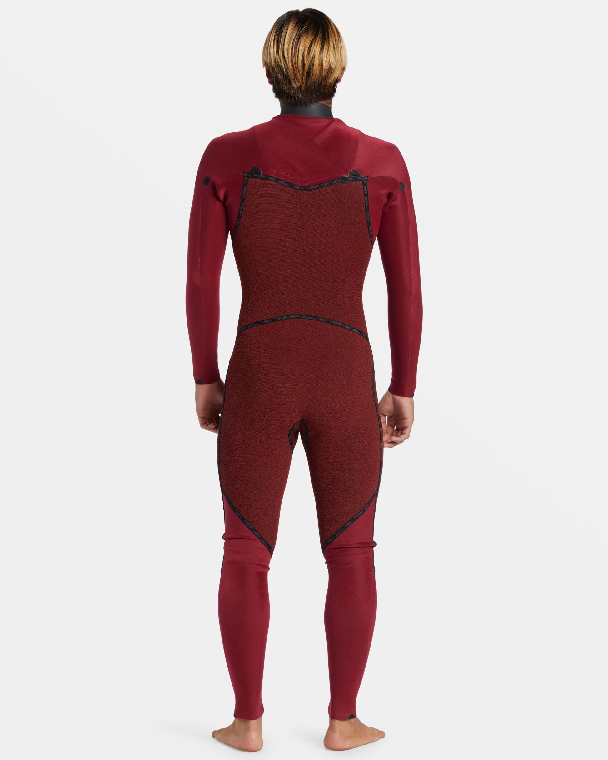 3/2mm Mercury Chest Zip GBS Wetsuit - High Risk Red - Quick Silver