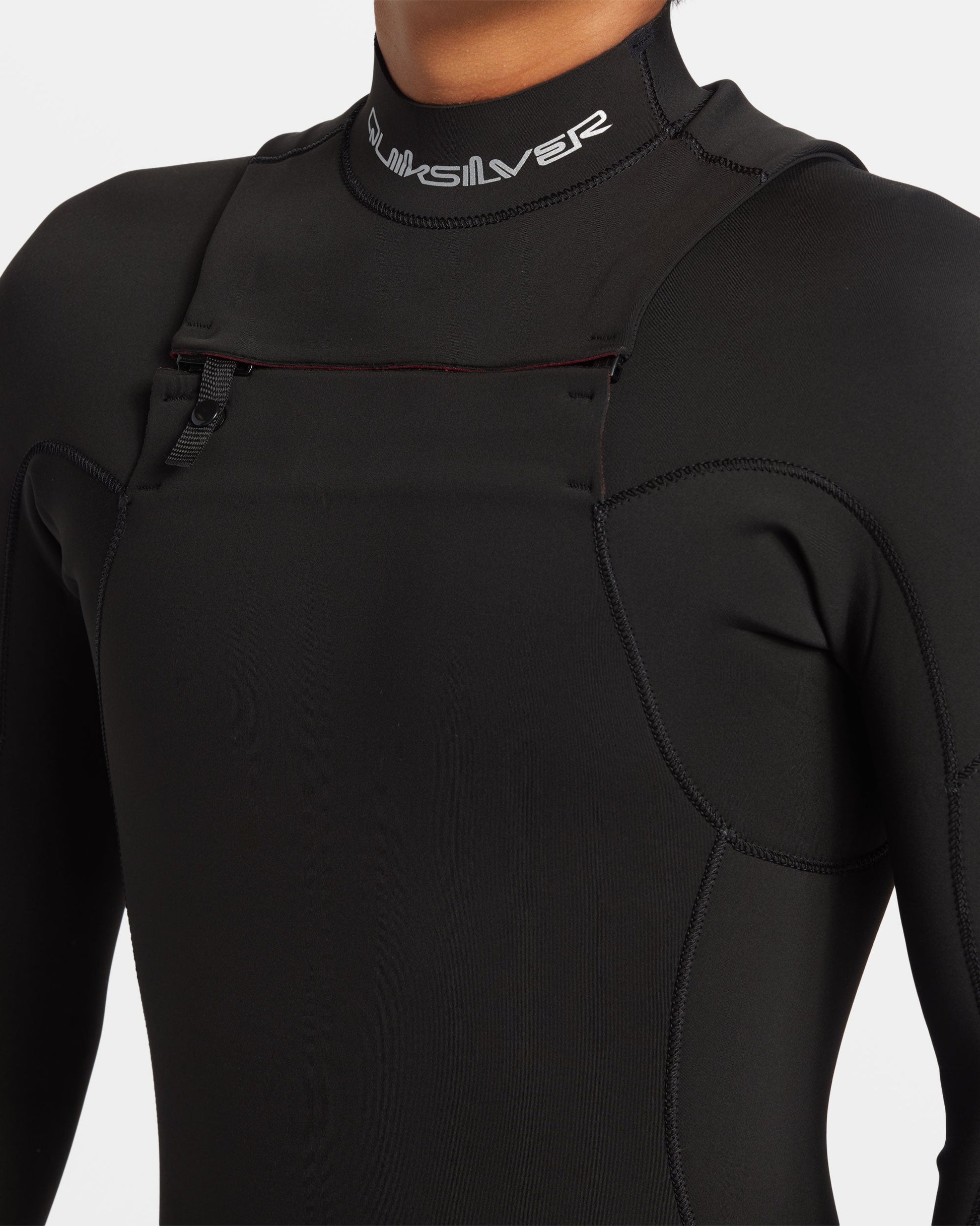 3/2mm Mercury Chest Zip GBS Wetsuit - High Risk Red - Quick Silver