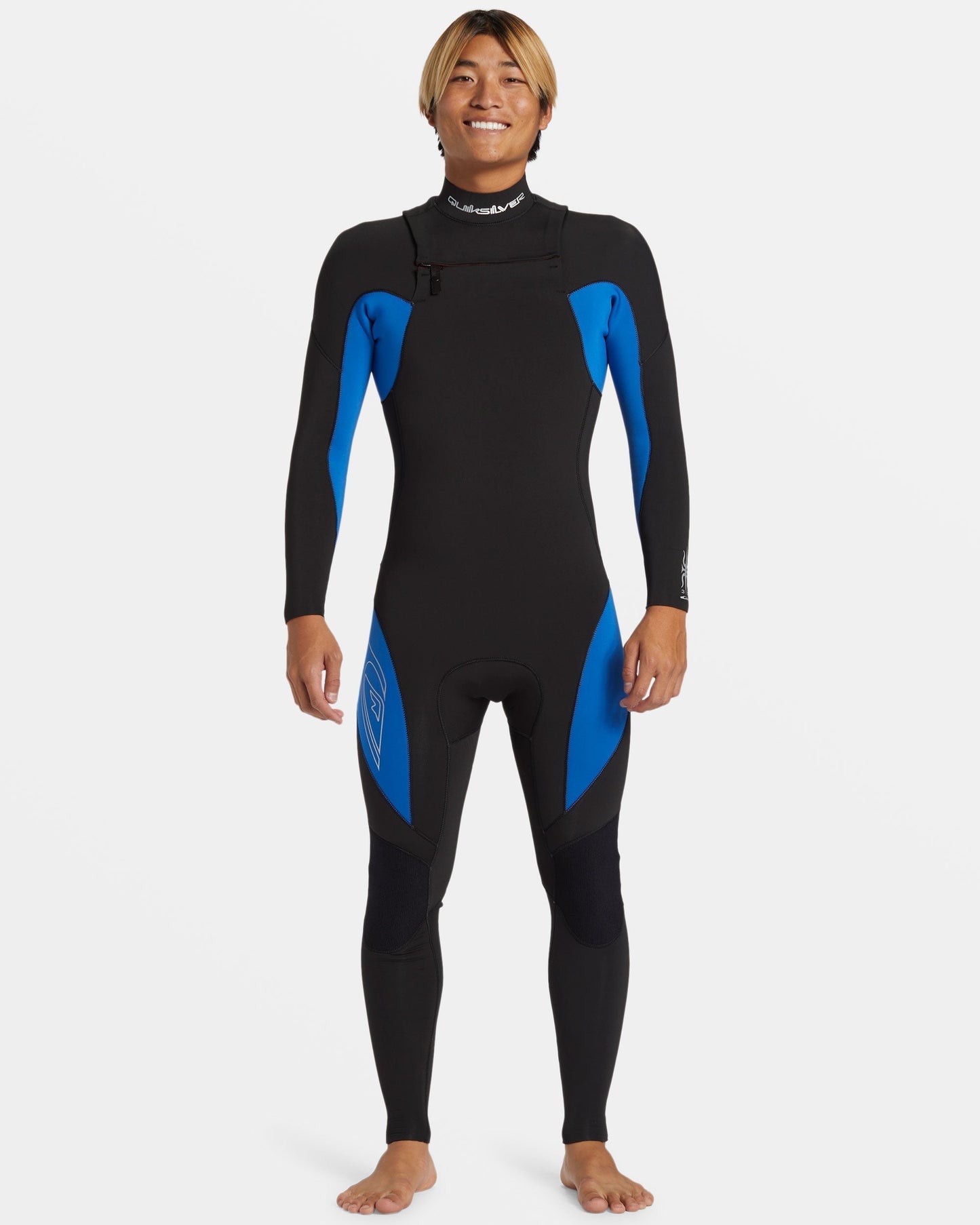 3/2mm Mercury Chest Zip GBS Wetsuit - Olympian Blue - Quick Silver
