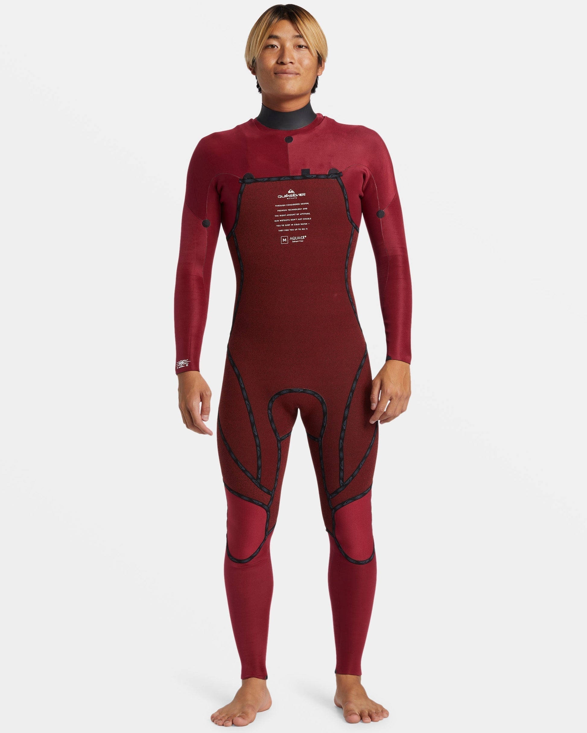 3/2mm Mercury Chest Zip GBS Wetsuit - Olympian Blue - Quick Silver