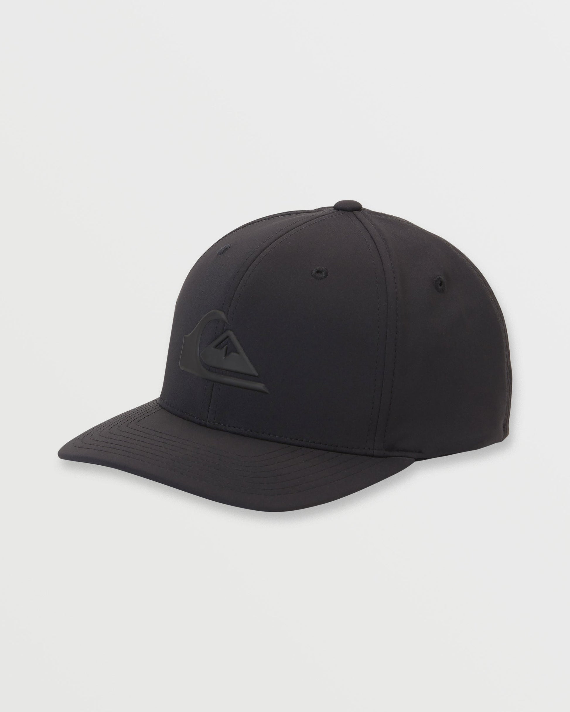 Amped Up Flexifit Hat - True Black - Quick Silver