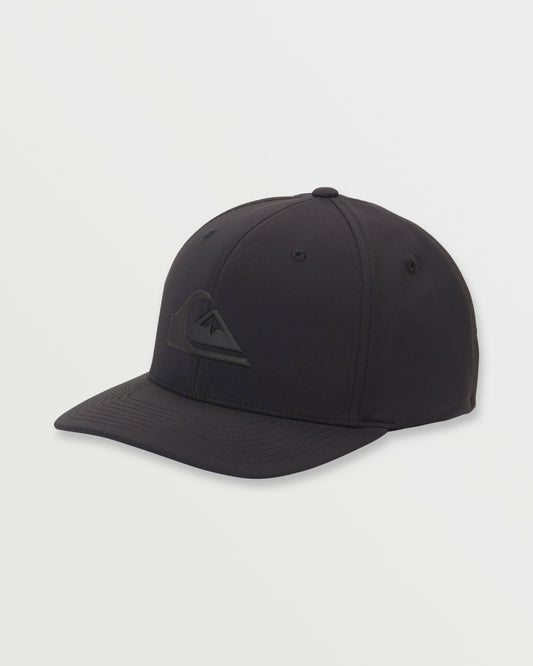 Amped Up Flexifit Hat - True Black - Quick Silver