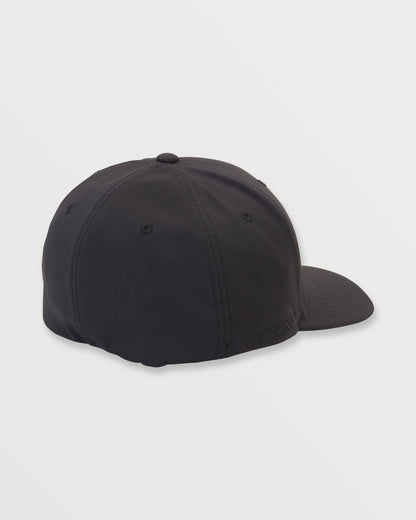 Amped Up Flexifit Hat - True Black - Quick Silver