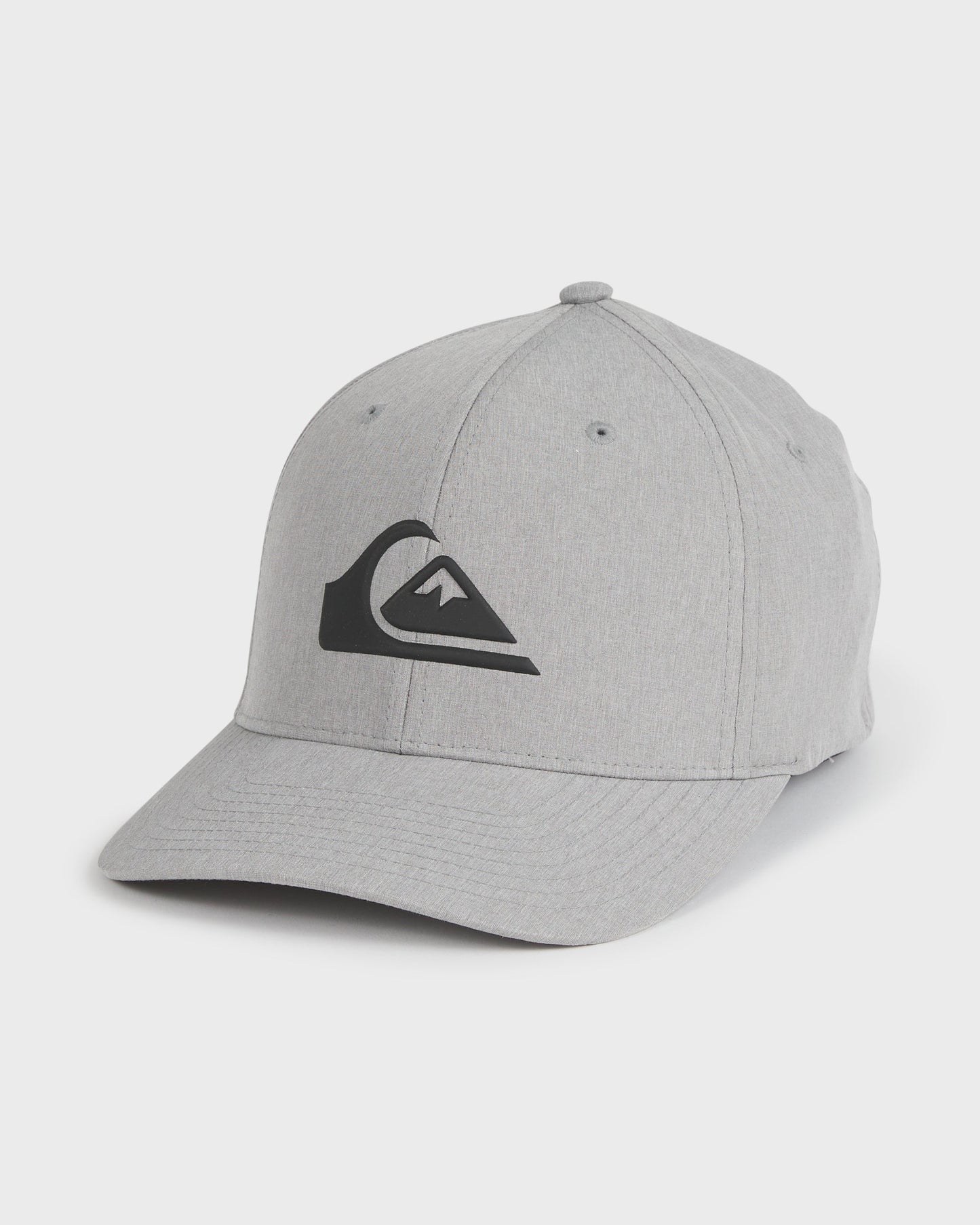 Amped Up Flexifit Hat - Sleet Gray Heather - Quick Silver