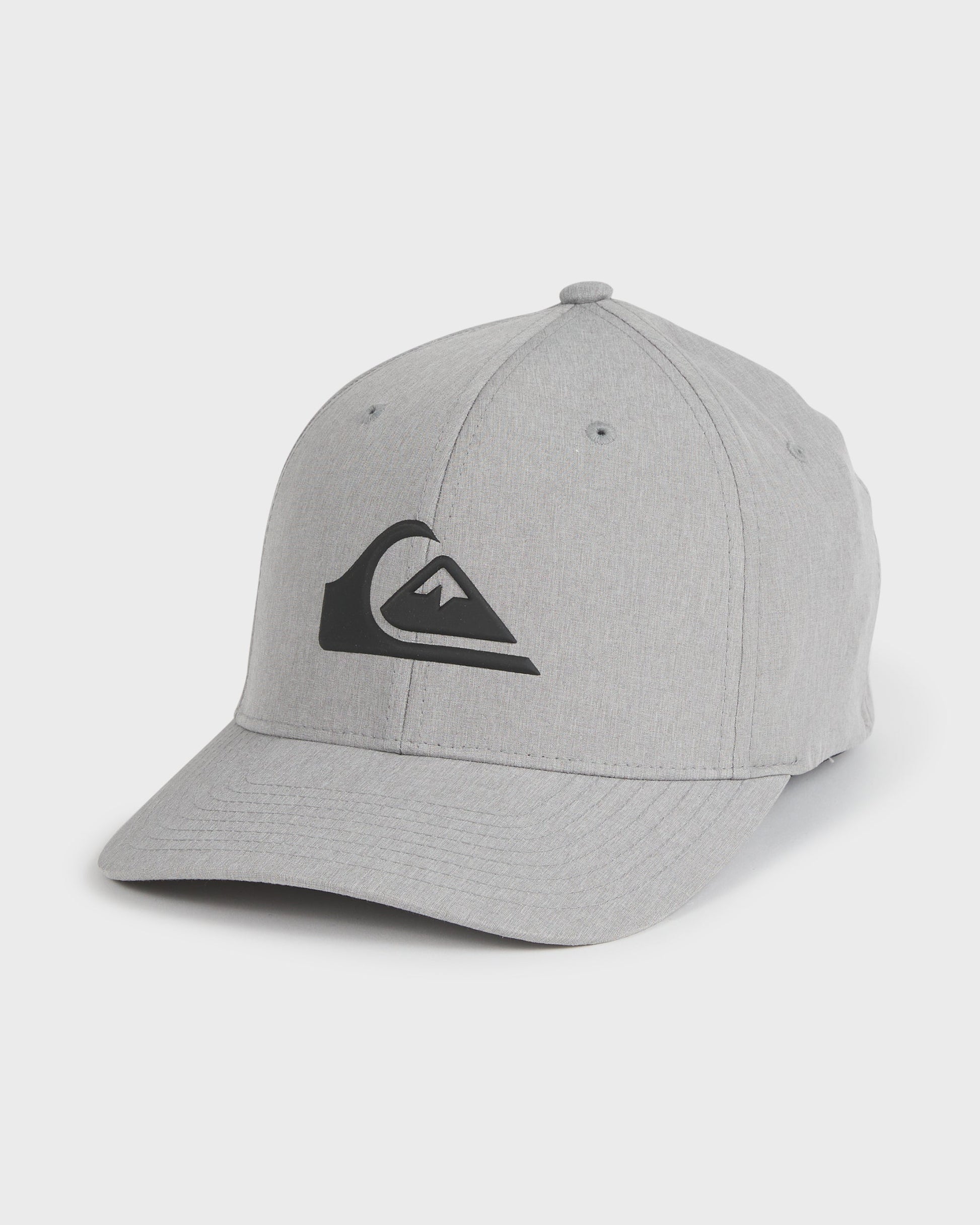 Amped Up Flexifit Hat - Sleet Gray Heather - Quick Silver