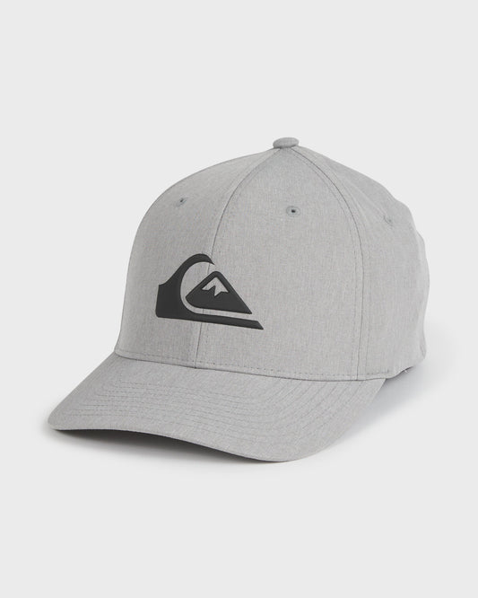 Amped Up Flexifit Hat - Sleet Gray Heather - Quick Silver