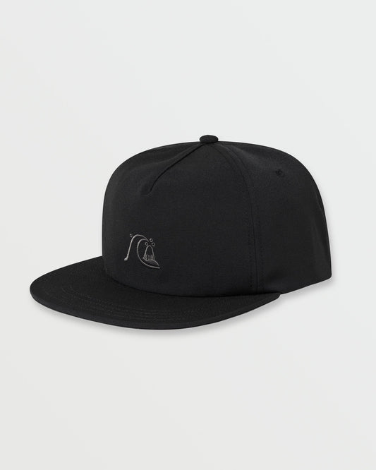 DNA Bubble Snapback Hat - Black - Quick Silver