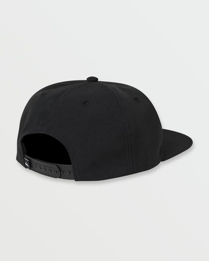 DNA Bubble Snapback Hat - Black - Quick Silver