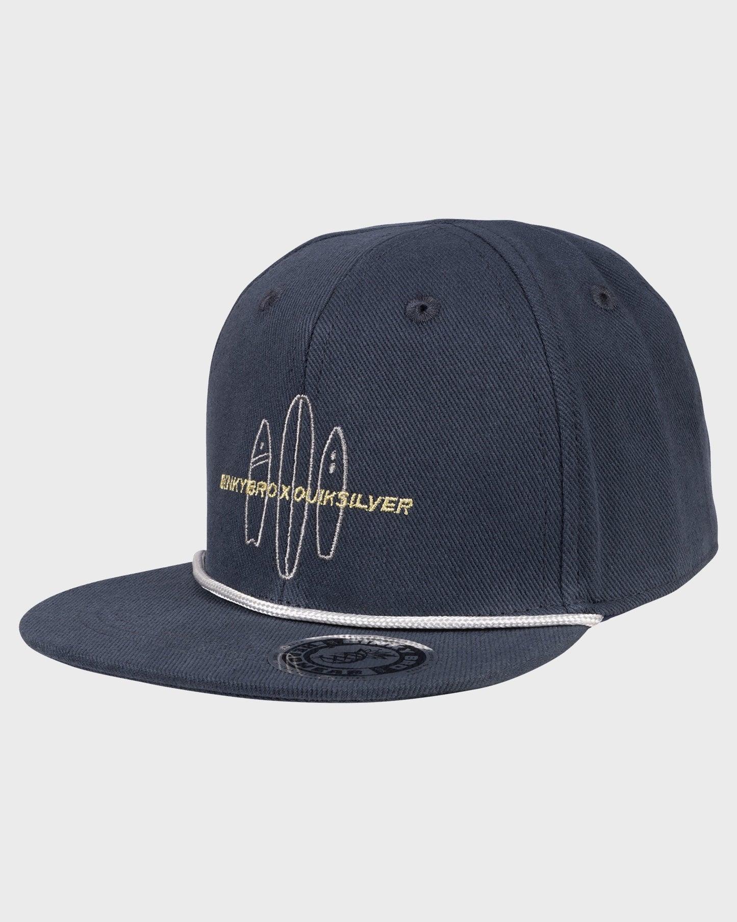 BinkyBro x Quiksilver Navy Hat - Quick Silver