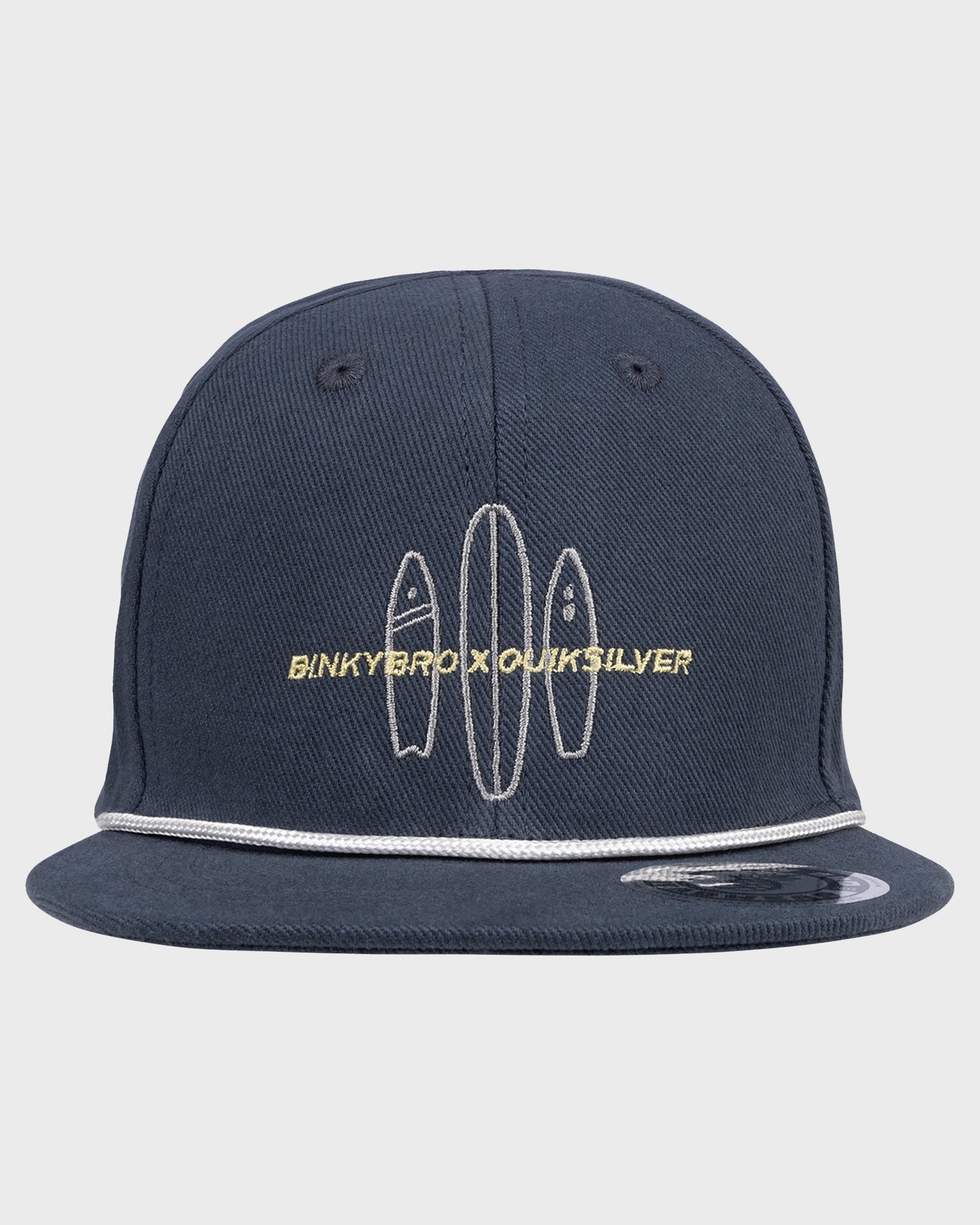 BinkyBro x Quiksilver Navy Hat - Quick Silver