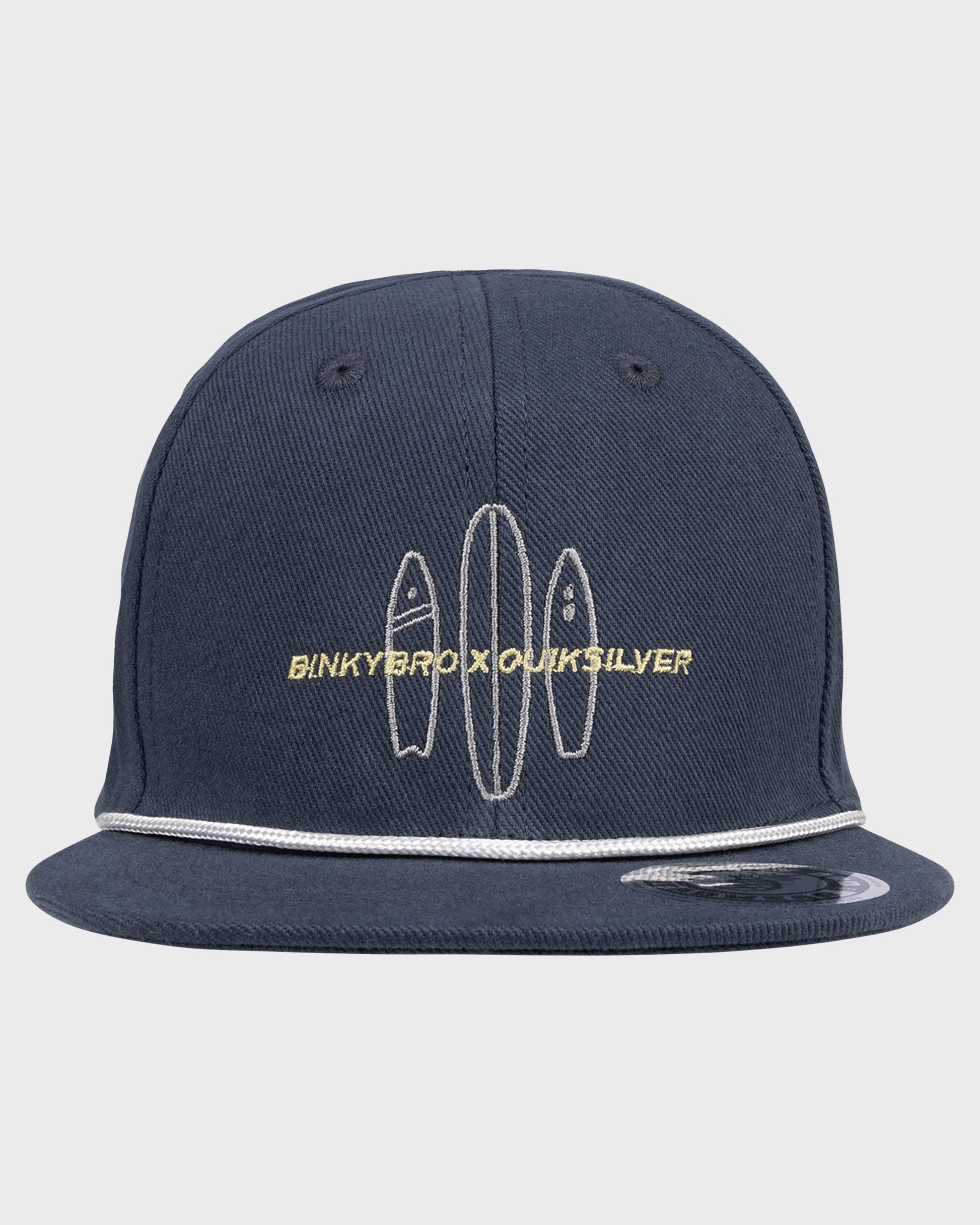 BinkyBro x Quiksilver Navy Hat - Quick Silver