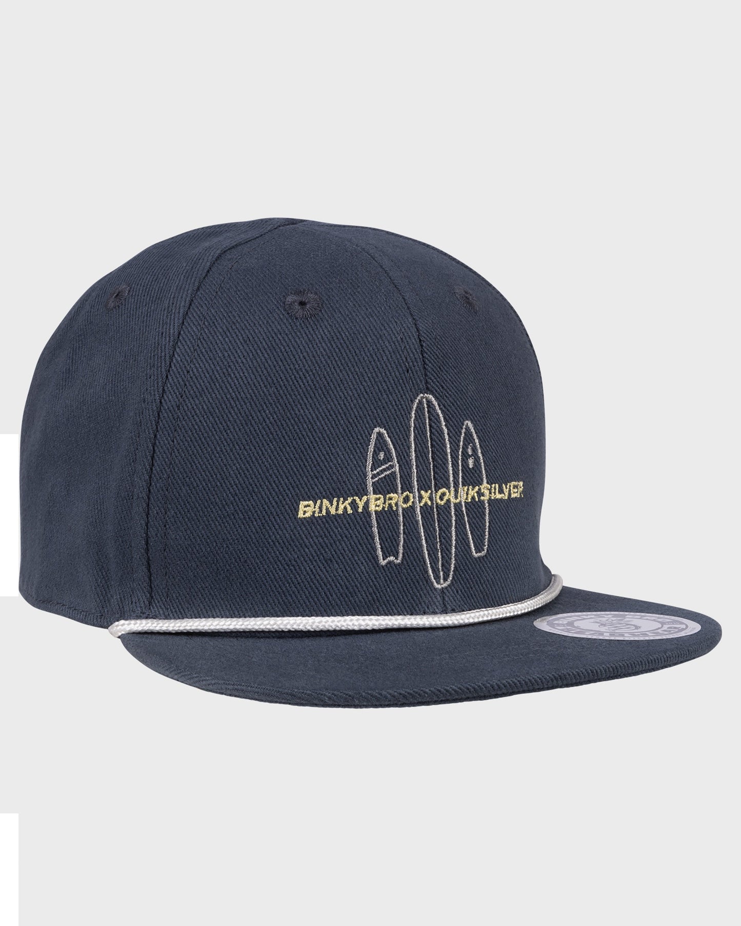 BinkyBro x Quiksilver Navy Hat - Quick Silver