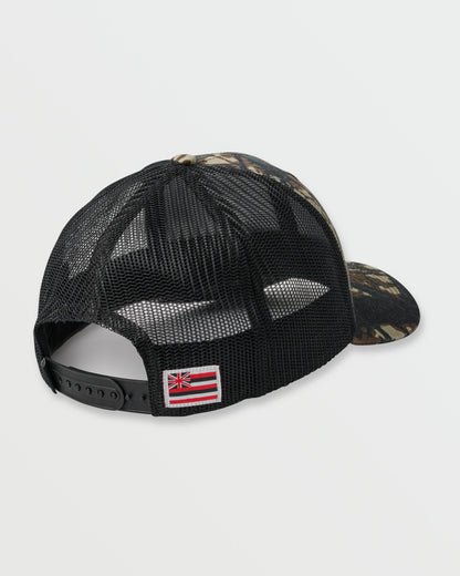 Hi Hunter Trucker Hat - Camo - Quick Silver