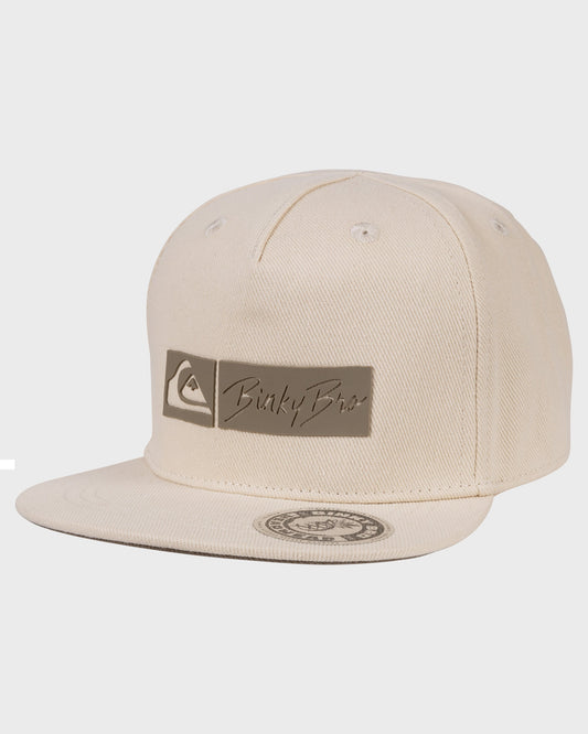 BinkyBro x Quiksilver Cream Hat - Quick Silver