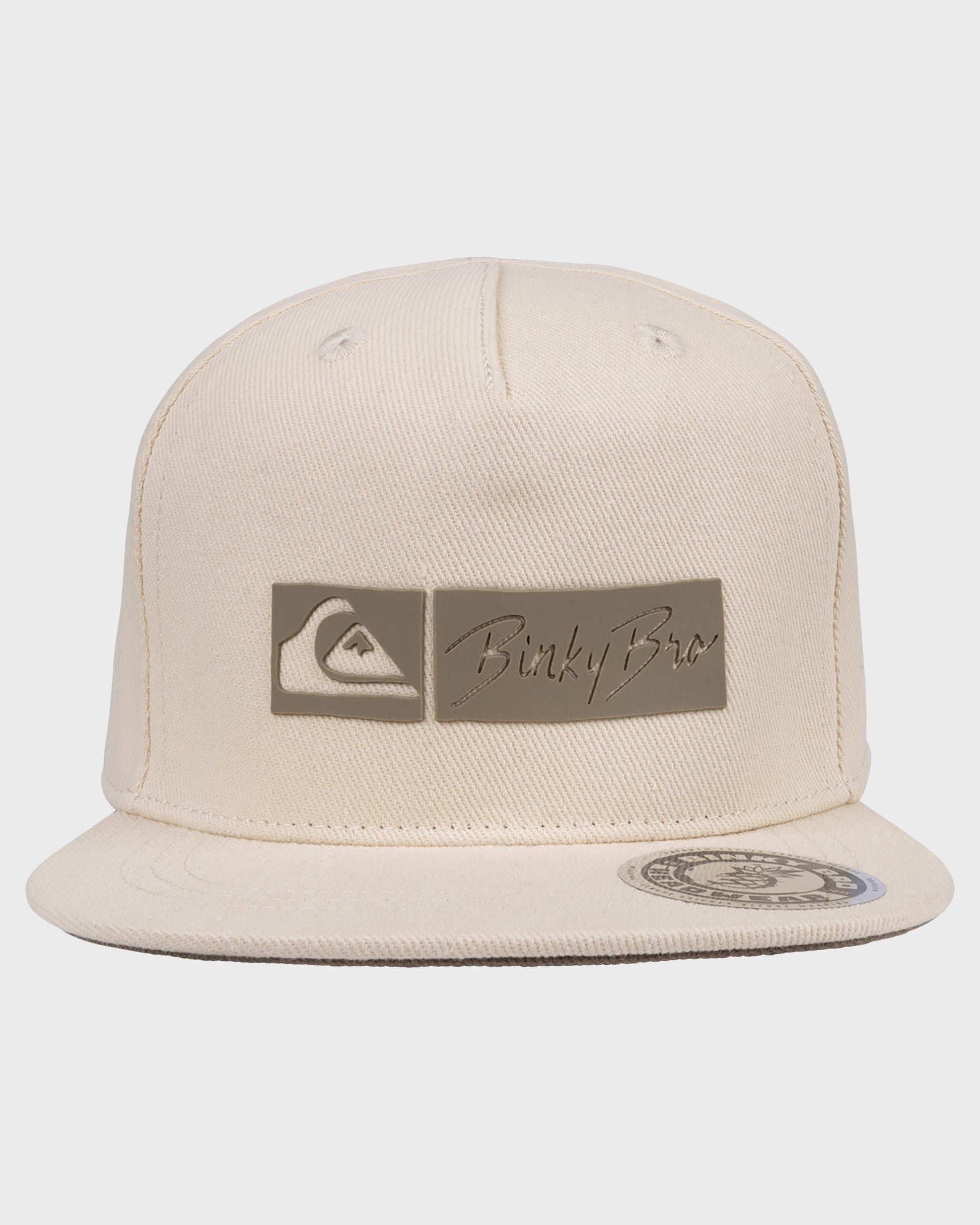 BinkyBro x Quiksilver Cream Hat - Quick Silver