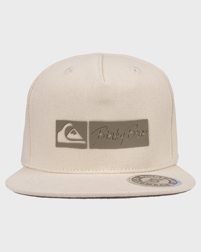 BinkyBro x Quiksilver Cream Hat - Quick Silver