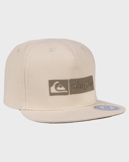 BinkyBro x Quiksilver Cream Hat - Quick Silver