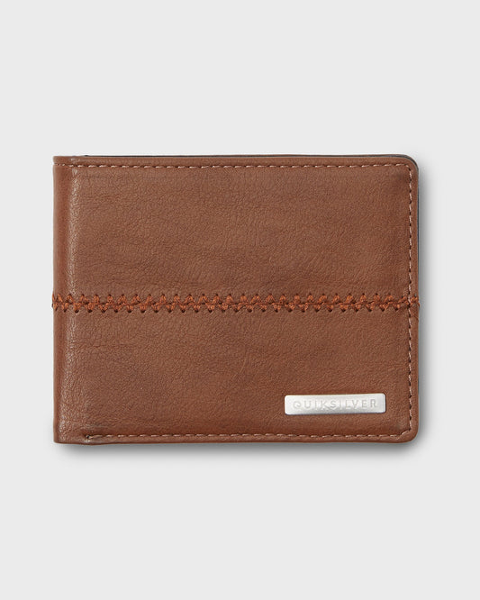 Stitchy 3 Wallet - Chocolate Brown - Quick Silver
