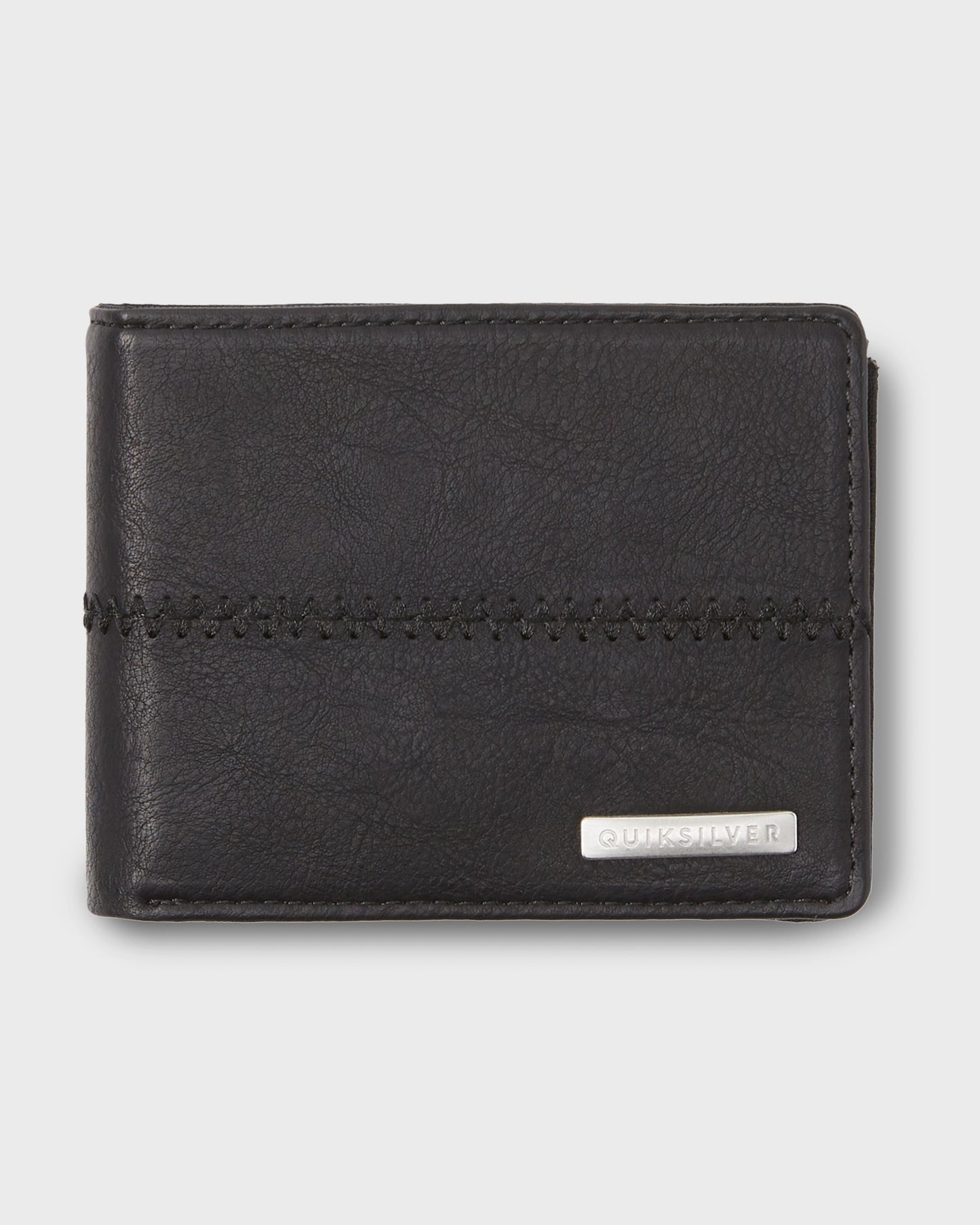 Stitchy 3 Wallet - Black Black - Quick Silver