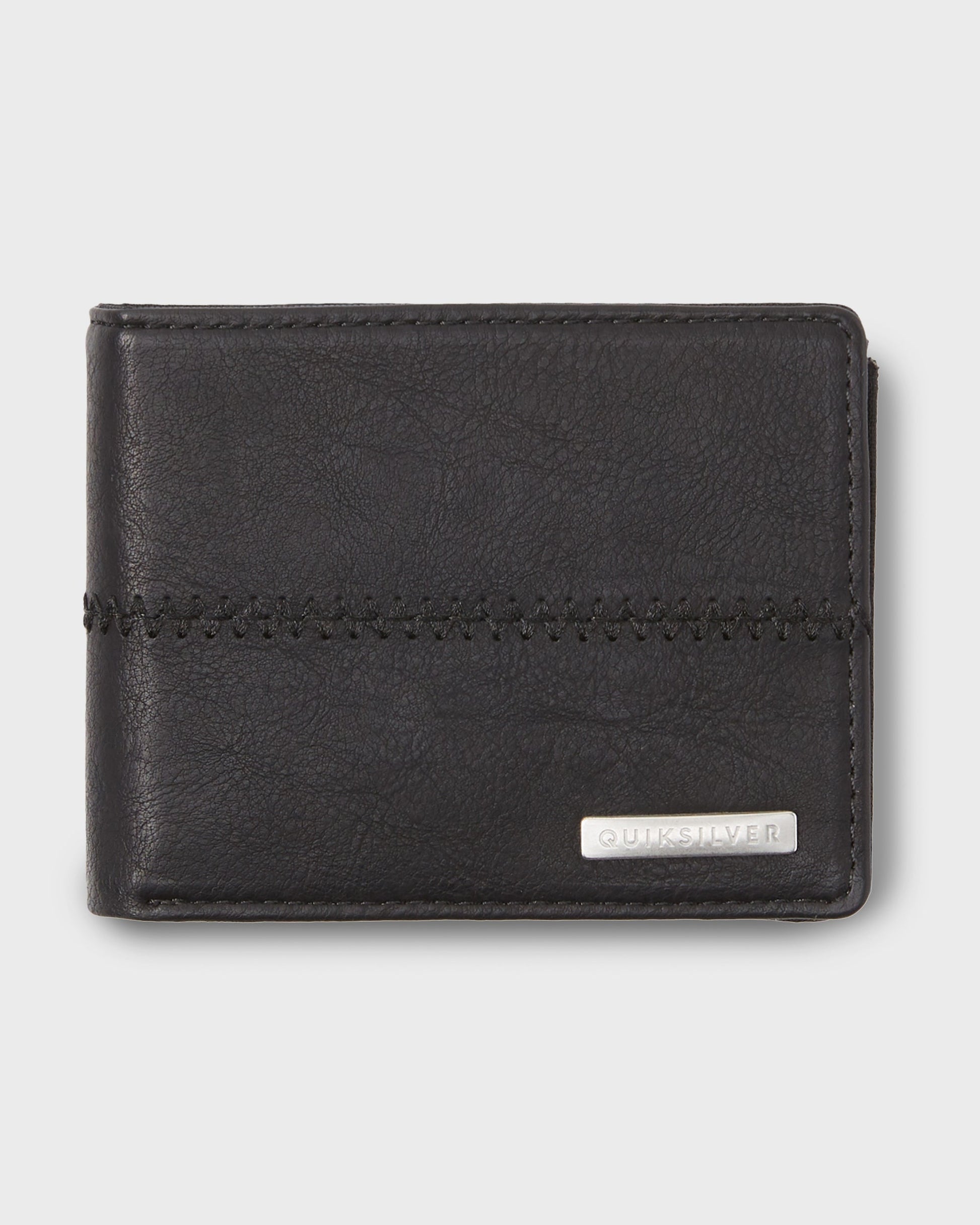 Stitchy 3 Wallet - Black Black - Quick Silver