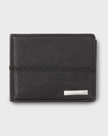Stitchy 3 Wallet - Black Black - Quick Silver